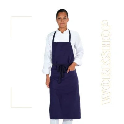Tablier Valet avec Poche Bleu Marine