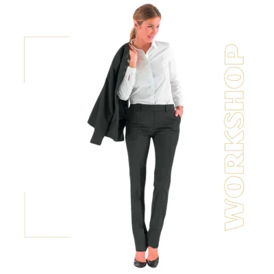 Pantalon droit TARRAZU Noir